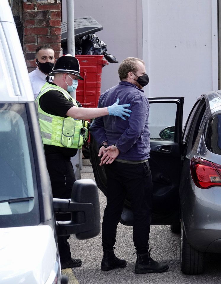 Norton glued his hand to a court table plunging a trial of Extinction Rebellion protesters into chaos back in May this year