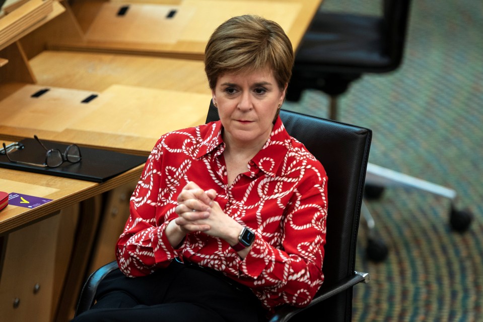 Nicola Sturgeon announced some areas would stay in tougher Covid lockdown rules