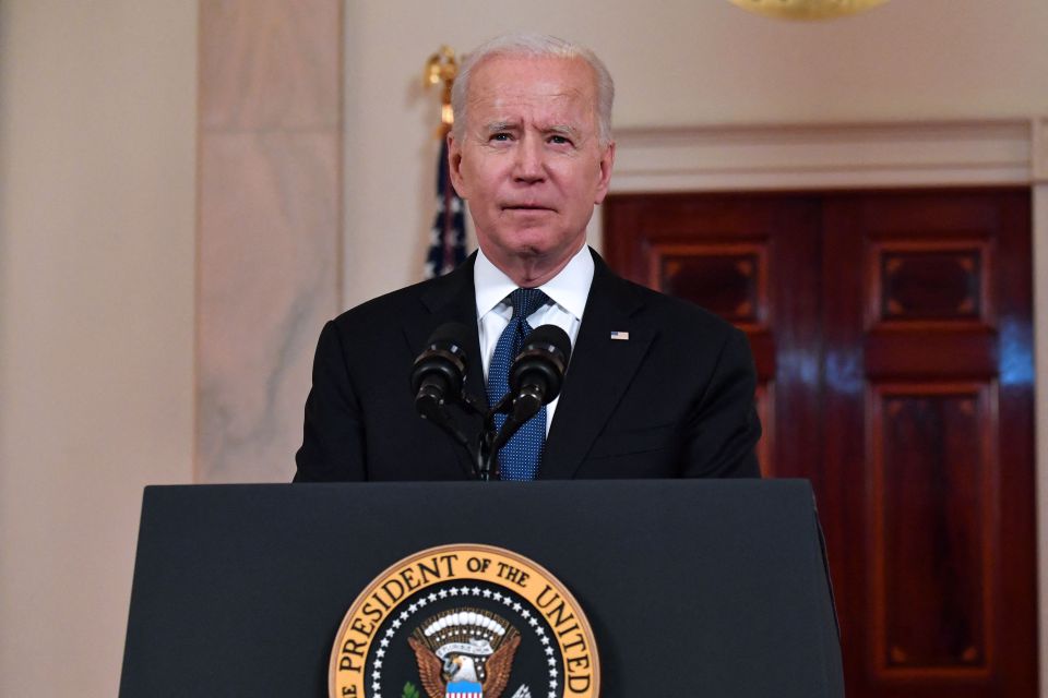 US President Joe Biden tonight claimed some credit for the ceasefire