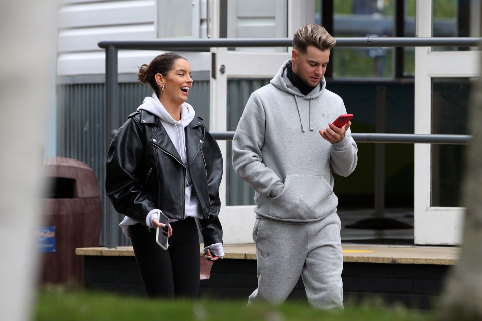 Maura and Chris looked to be enjoying their day out