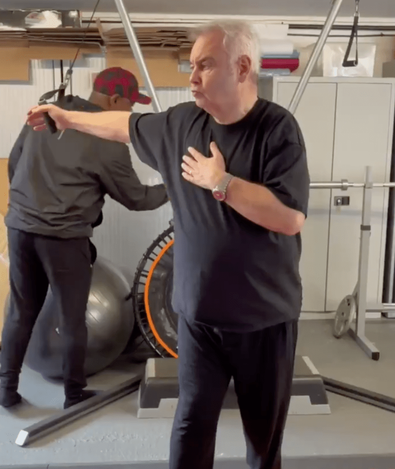 Eamonn compared the process to "re-learning to walk"