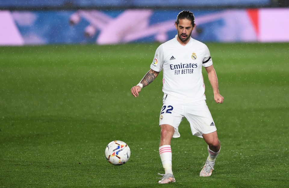 Isco has become a largely forgotten man at Real Madrid
