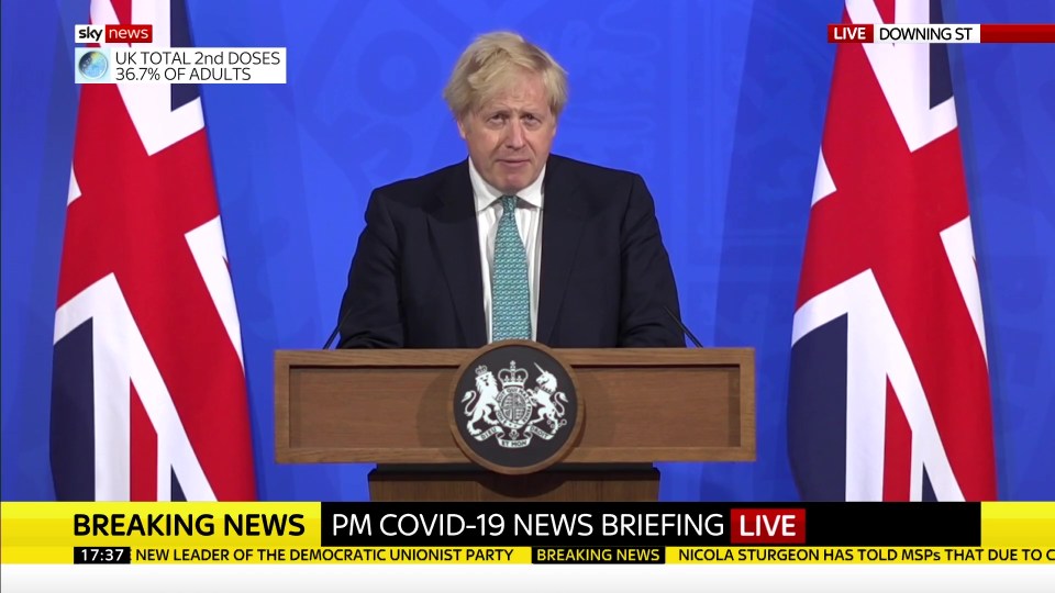 Prime Minister Boris Johnson this night said we could be in a 'tight race' against the virus