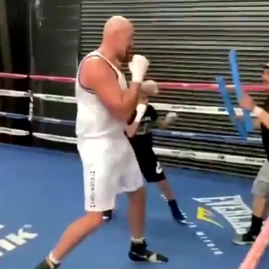 Tyson Fury is currently in Las Vegas preparing for his clash with Anthony Joshua