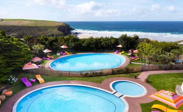 Take your pick from three pools at the Cornish resort