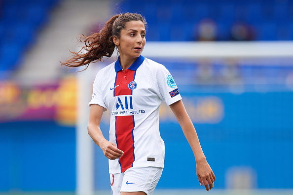 Nadim has played for PSG and Manchester City during her career