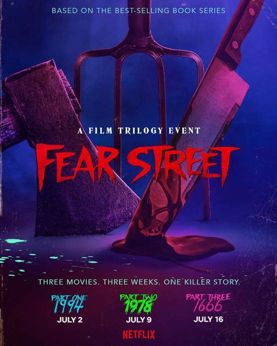 All three Fear Street films are rated R