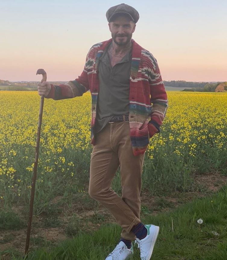 Becks has spent the past few years doing up the Cotswolds retreat