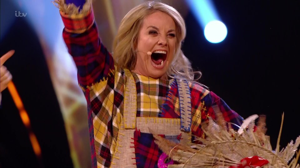 Tamzin screamed when the panel finally discovered her identity on the ITV series