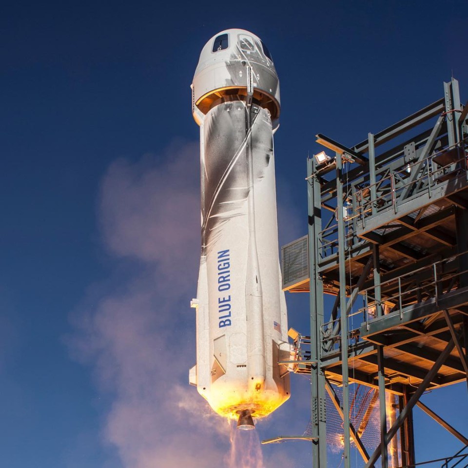 Amazon billionaire Jeff Bezos’ space mission was met with ridicule yesterday — because people think his rocket is shaped like a giant todger