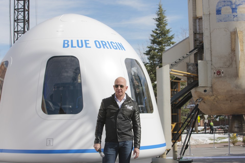 Online jokers poked fun at the Blue Origin New Shepard craft, which will shoot him 60 miles above the Earth