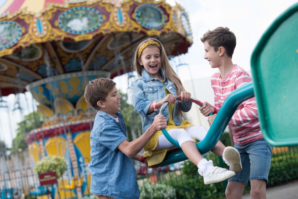 Nearly all the rides are suitable for younger children and they were spoilt for choice