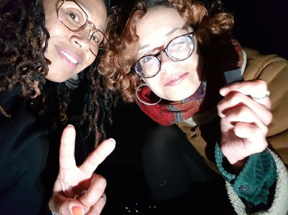 The final picture of Nicole and Bibaa taken just minutes before they were killed