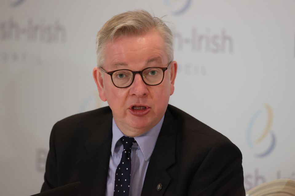 Asked whether his position was that 'there will be no referendum before the 2024 election', Gove replied: 'I can't see it'