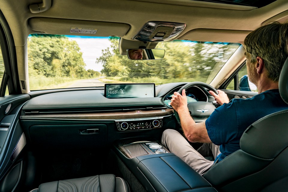 Noise-cancelling tech (like your headphones) means it’s whisper-quiet, unless you press a button for more engine roar