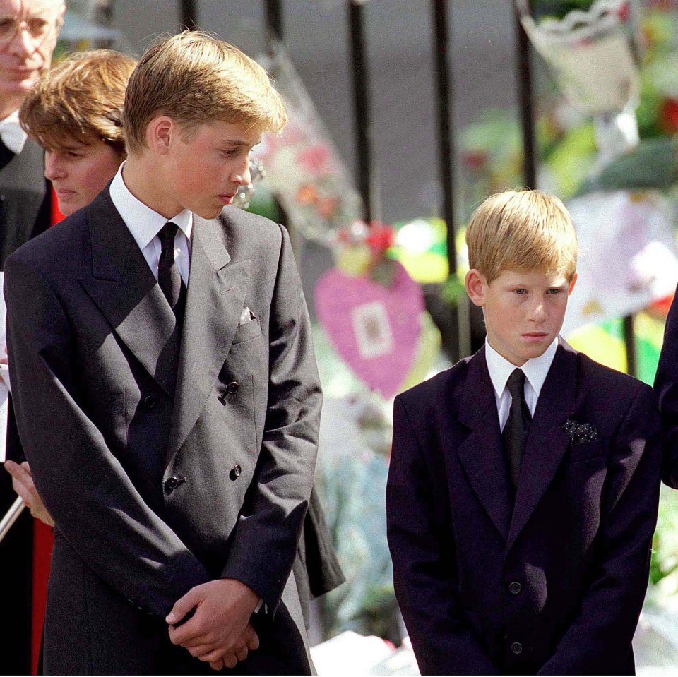 The two boys who touched the hearts of the nation as they walked behind their mother’s coffin in 1997