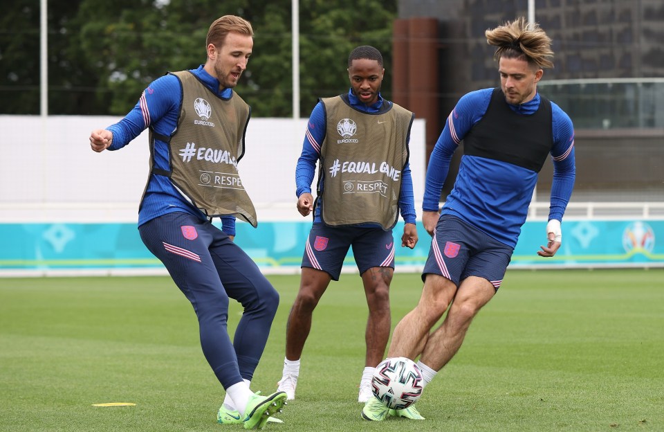England are put through their paces ahead of tomorrow night's game