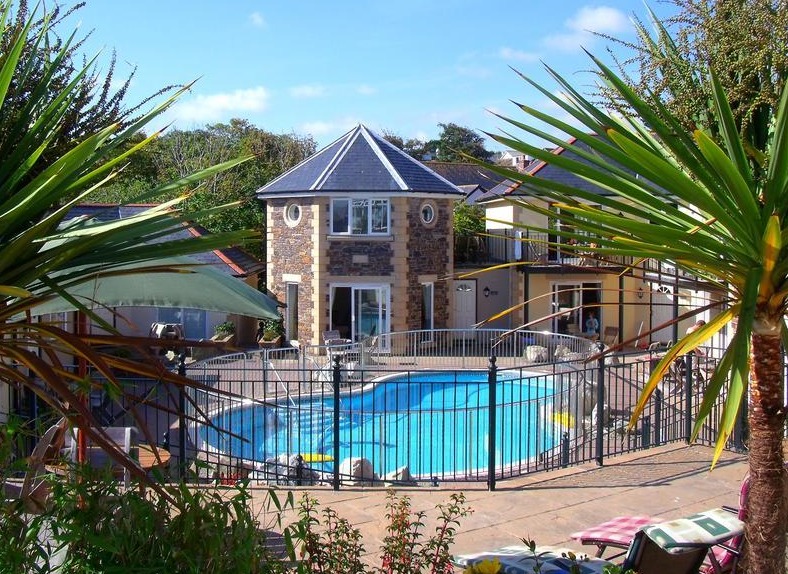 Guests are also close to the beach at these villas