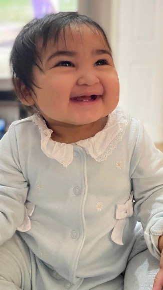 Thousands of you voted for one-year-old Amelia from Weston-Super-Mare
