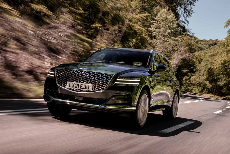 No one new about Hyundai's luxury Genesis brand, including the GV80 above, until Tiger Woods crashed one