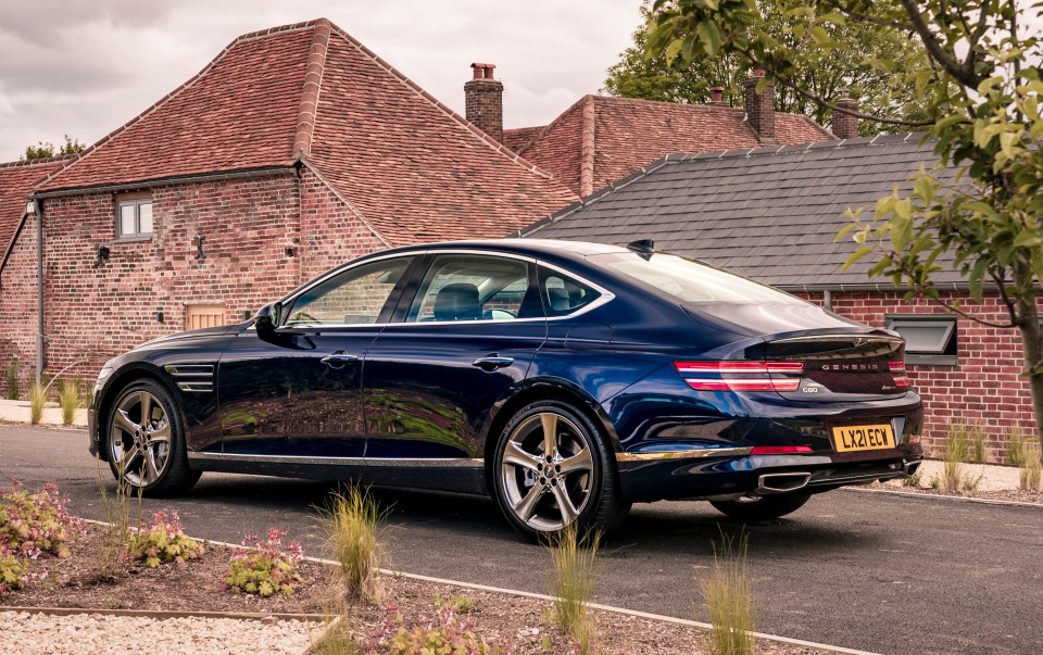 The G80 saloon has a 2.2-litre 210hp diesel, rear-wheel drive, at £37k