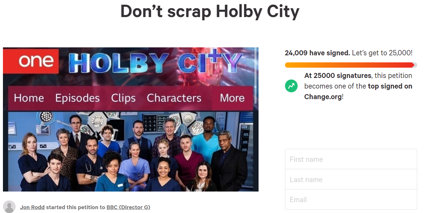 Over 24,000 fans have signed a petition to save it