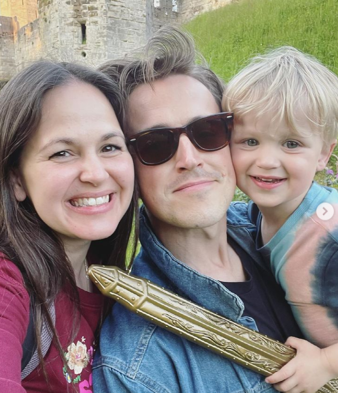 The families made the most of their time in the sunshine