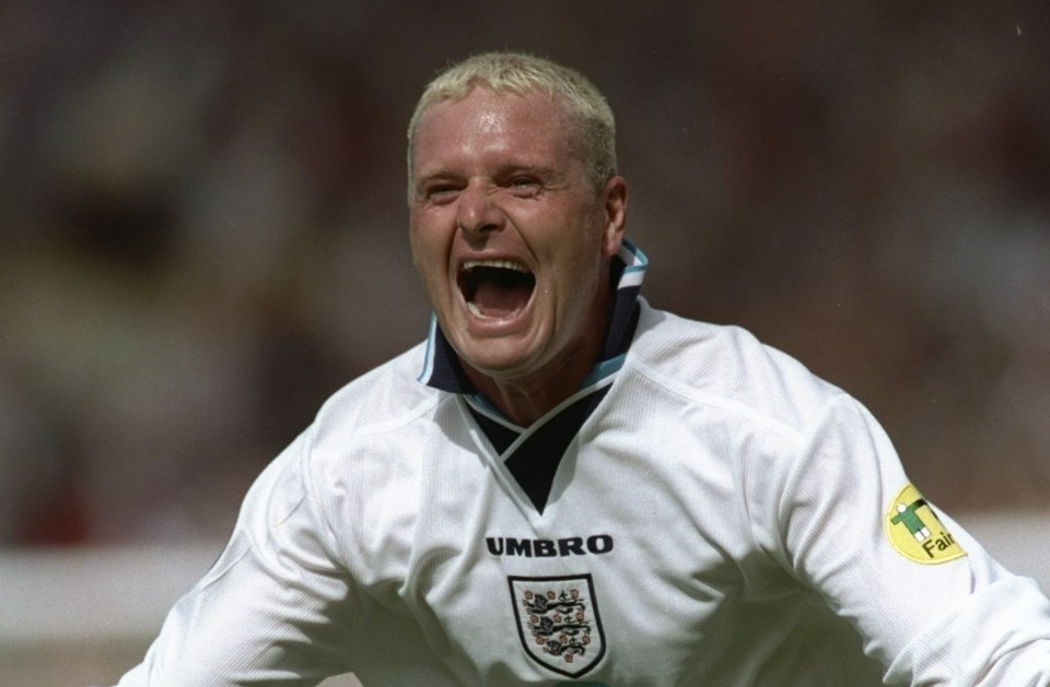 England legend Paul Gascoigne also had the iconic hairstyle at Euro '96