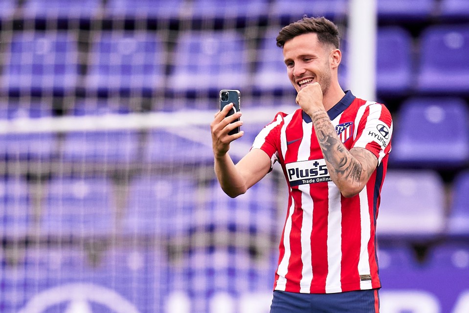 Saul helped Atletico win LaLiga last season