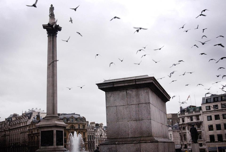 A sculpture by Malawi-born Samson Kambalu will sit next to Nelson’s Column from next year