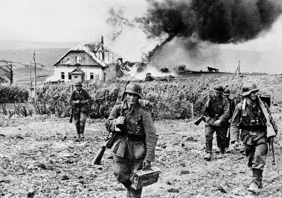 The two forces devastated Eastern Europe as millions of people died in Poland alone