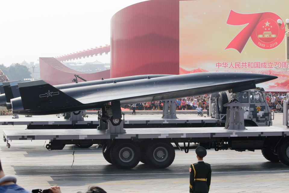 It is also building 'unstoppable' hypersonic missiles designed to skim the earth's atmosphere