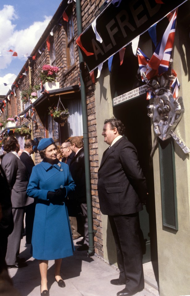 The Queen and Philip met cast and crew in 1982