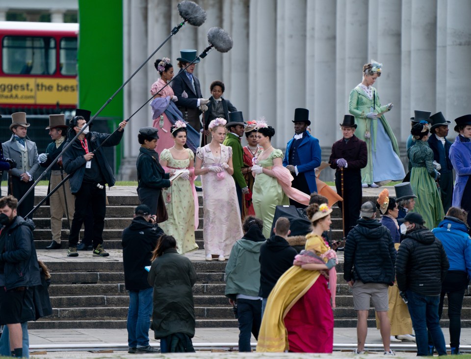 A day after ­filming resumed on the eagerly awaited second season of Bridgerton it was halted once again