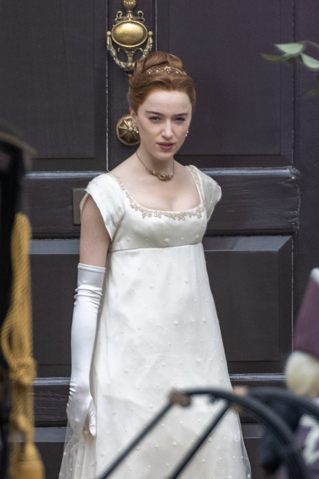 Phoebe Dynevor spotted shooting scenes for the second season of Netflix hit Bridgerton