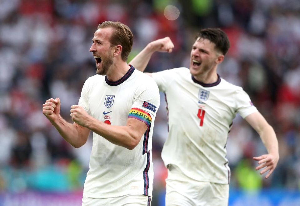 Harry Kane and Declan Rice are also on the Red Devils' wishlist