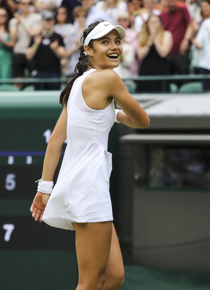 Emma believes the key to her success is to play like it was her 'last point here at ­Wimbledon'