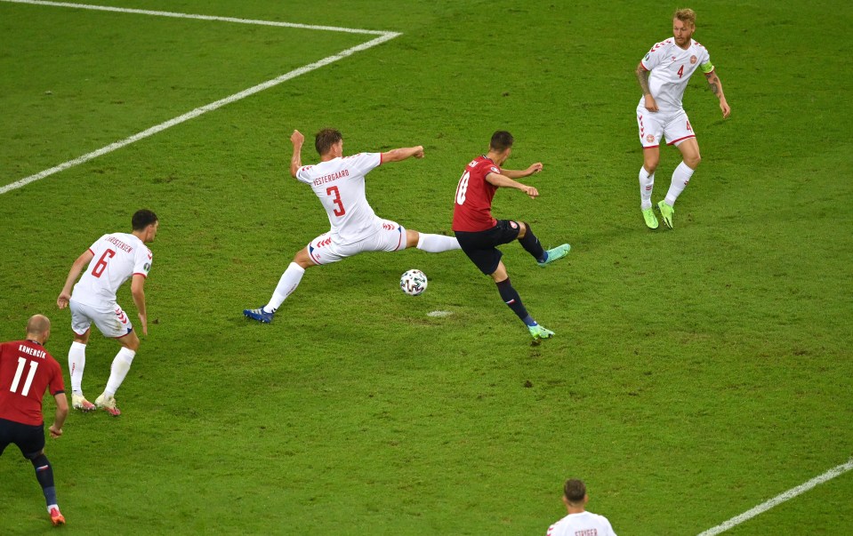 Schick netted four minutes into the second half to set up a tense finale