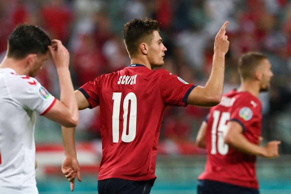 Patrik Schick scored for Czech Republic but his country could not find a second goal