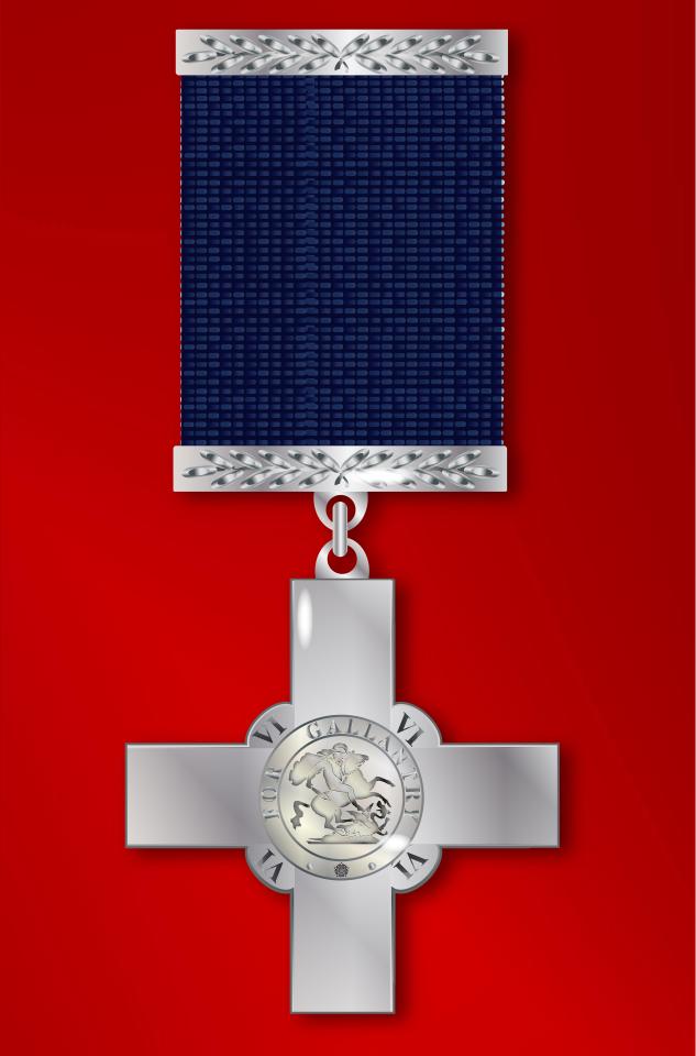 We old people may tell these youngsters their attitude wouldn’t have got them very far in the trenches of the First World War - pictured the George Cross