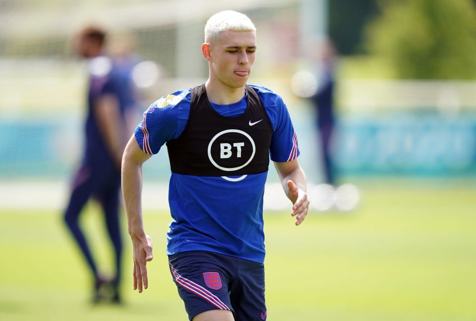 Phil Foden is likely to MISS the Italy final with a foot injury