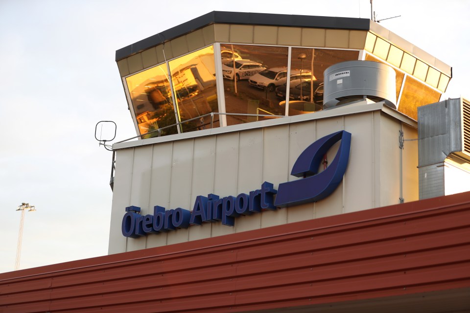 The plane crashed at around 7.20pm today
