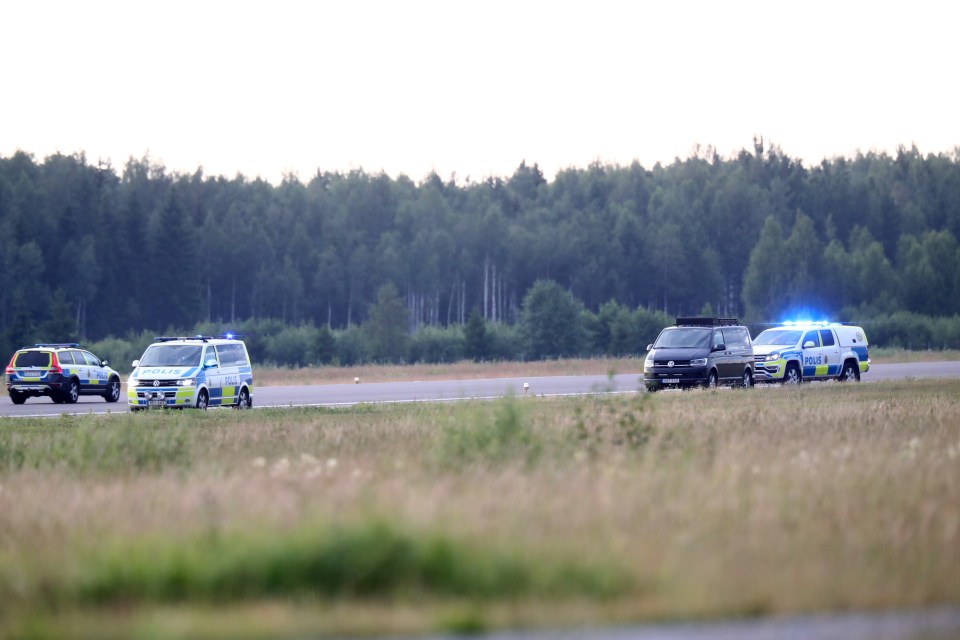Emergency services rushed to the scene of the crash