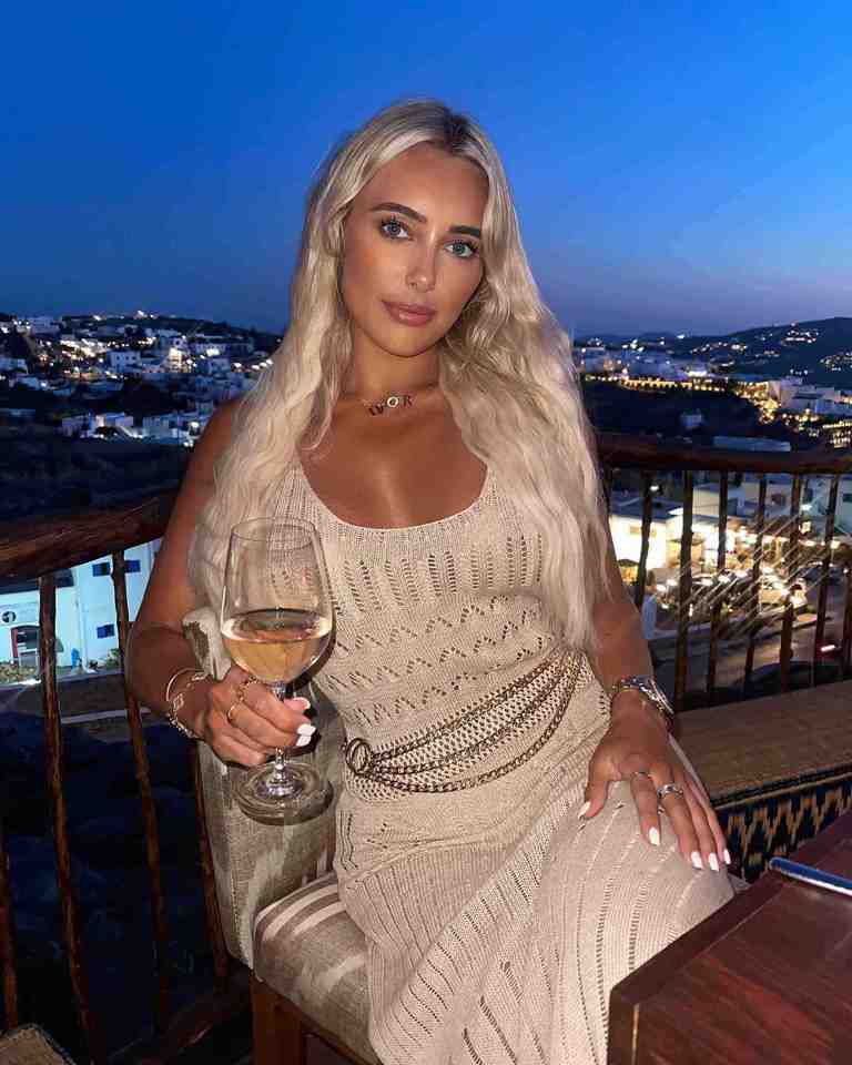 Amber on holiday before her accident