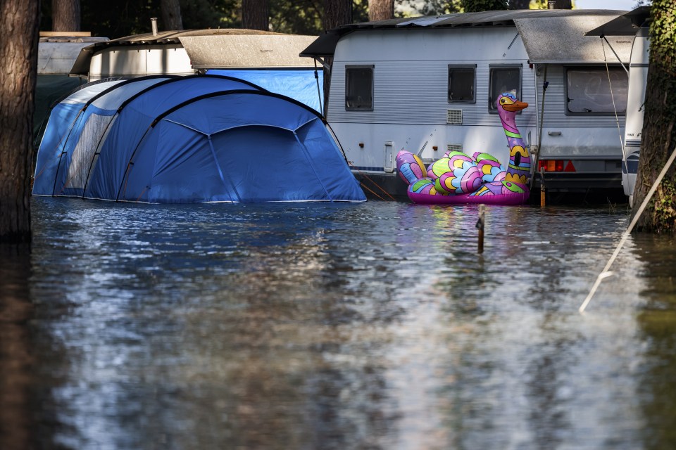 Cheseaux-Noreaz deluge in Switzerland was also hit by flooding