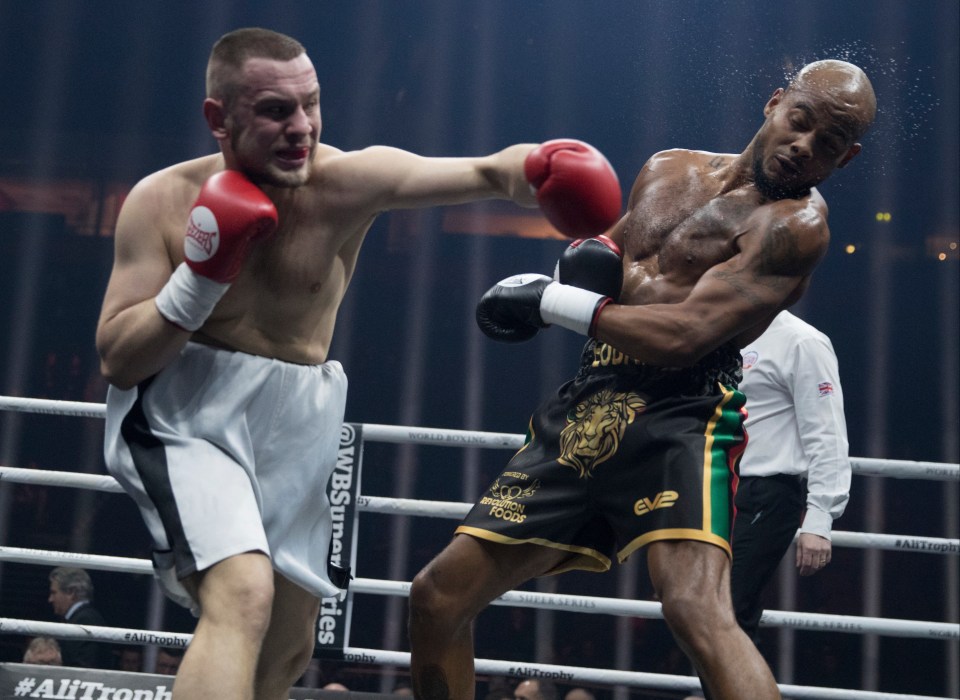 Sebastian followed in his dad's footsteps with a boxing career