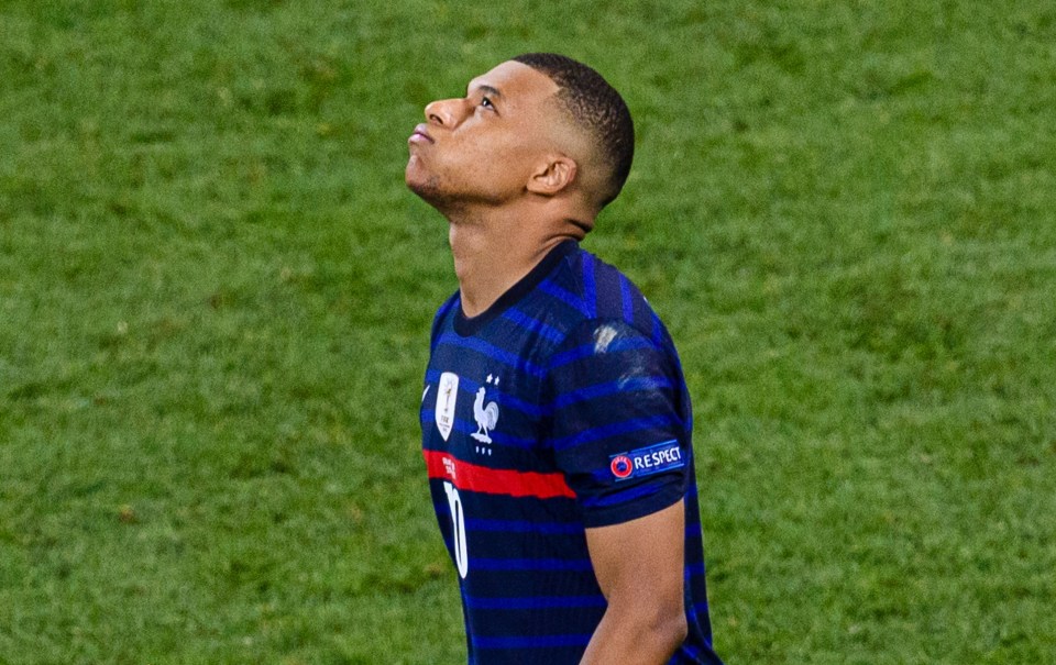 Kylian Mbappe, 22, flopped at Euro 2020