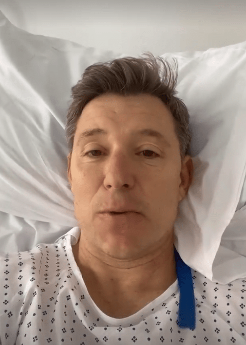 Her co-host is in hospital after suffering a nasty leg injury