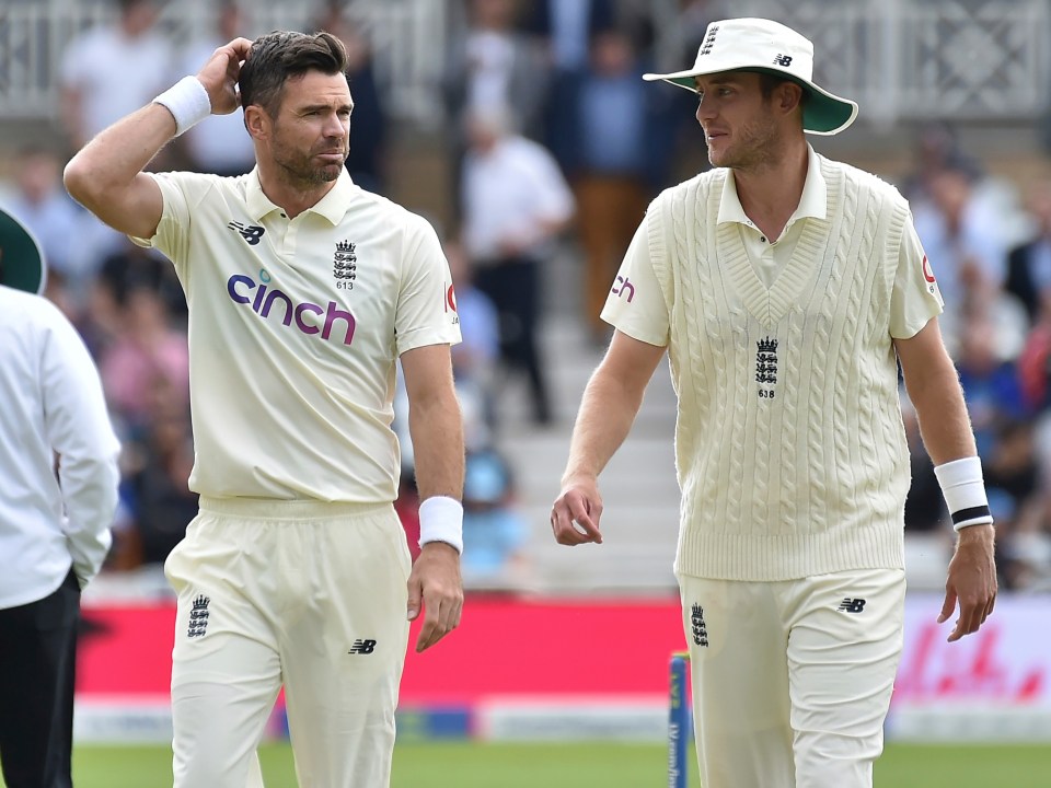 Jimmy Anderson will join Stuart Broad in missing England's Second Test vs India through injury with the latter out for three months