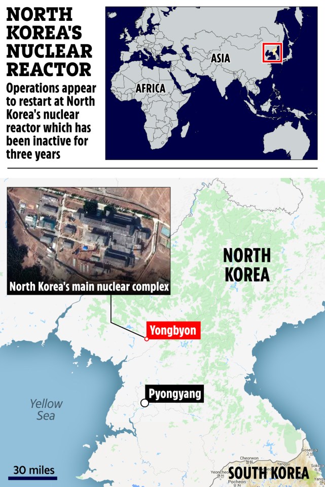 Meanwhile, North Korea is building up its supplies of uranium, new satellite images appear to show